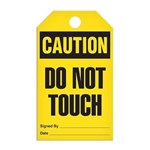 Safety Tag, Caution Do Not Touch