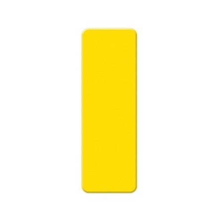 TuffMark I Shaped Floor Marking Yellow 2" x 6" 20ct