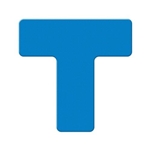TuffMark T Shaped Floor Marking Blue 6