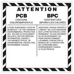 PCB Contains Chlorobiphenyls English French