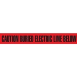 Utility Marking Tape, Caution Buried Electrical Line Below