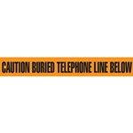Utility Marking Tape, Caution Buried Telephone Line Below