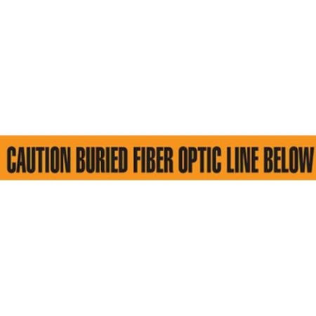 Utility Marking Tape, Caution Buried Fiber Optic Line Below