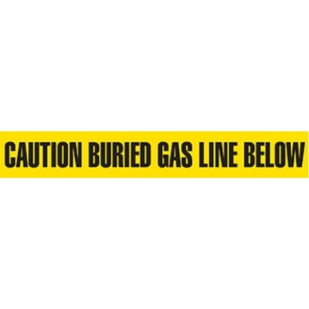 Utility Marking Tape Caution Buried Gas Line Below