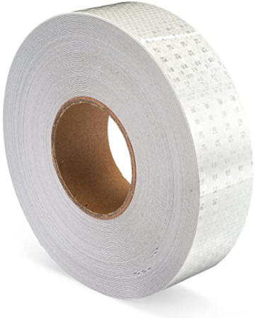 Reflective Conspicuity Tape, Solid White, 2" x 150'