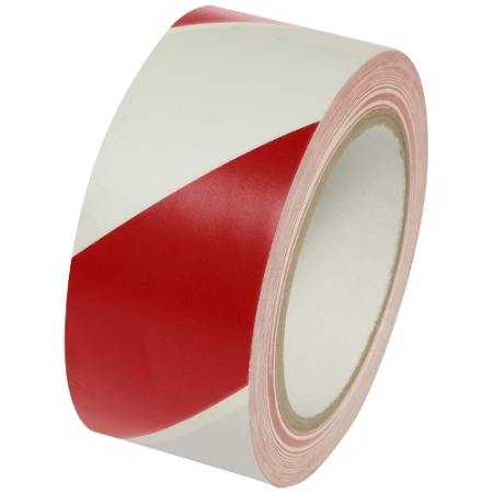 Hazard Warning Tape Red White 2" x 108'