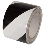 Hazard Warning Tape Black White 3