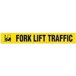 Floor Safety Message Tape Fork Lift Traffic 3" x 54'