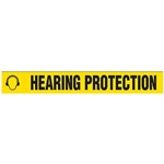 Floor Safety Message Tape Hearing Protection 3" x 54'