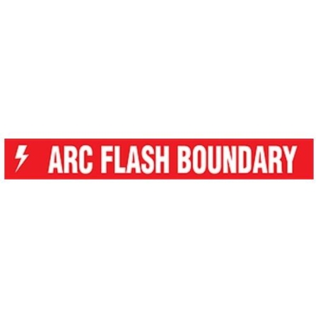 Floor Safety Message Tape Arc Flash Boundary 3" x 54'