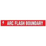 Floor Safety Message Tape, Arc Flash Boundary, 3" x 54'