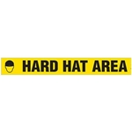 Floor Safety Message Tape Hard Hat Area 3" x 54'
