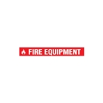 Floor Safety Message Tape Fire Equipment 3" x 54'