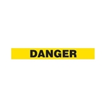 Floor Safety Message Tape Danger Yellow 3" x 54'