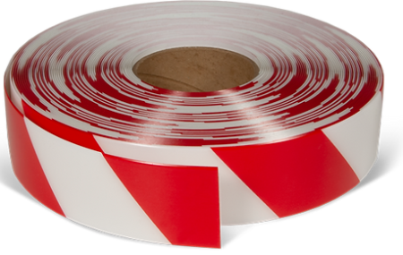 ArmorStripe® Ultra Durable Floor Tape, Red White , 2" x 100'