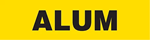 VynMark Pipe Marker, Alum, Yellow