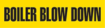 VynMark Pipe Marker, Boiler Blow Down
