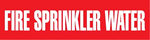 VynMark Pipe Marker, Fier Sprinkler Water