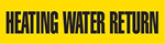 VynMark Pipe Marker, Heating Water Return