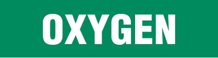 VynMark Pipe Marker, Oxygen, Green