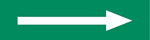 VynMark Pipe Marker, Green with White Arrow