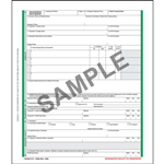 Non-Hazardous Waste Manifest Pin-Feed Format 5 Ply