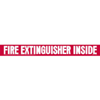 Fire Extinguisher Inside, Truck Decal
