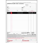 Straight Bill of Lading - Continuous, 3 Ply with Carbon