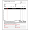 Straight Bill of Lading, Universal Form, Continuous, 4-Ply, Carbon