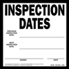 Inspection Dates Label