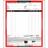 Hazardous Materials Straight Bill of Lading, 16 Entry Lines, Continuous, 3-Ply, Carbonless