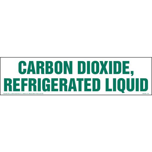 Carbon Dioxide, Refrigerated Liquid Decal