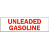 Unleaded Gasoline Decal