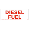 Diesel Fuel Decal, 6 x 2-3/8