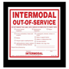 Intermodal Out of Service Label