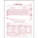 Oil Field Log with Daily Recap, DVIR 2-Part Carbonless