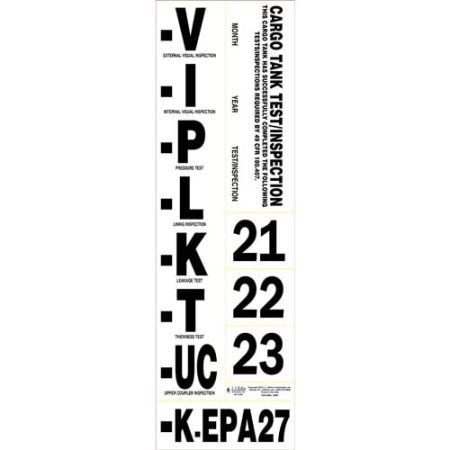 Cargo Tank Annual Vehicle Inspection Label