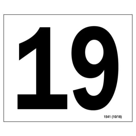 "18" Annual Inspection Label