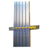 Yellow Rack Track Mount 6 Bay Storage Device