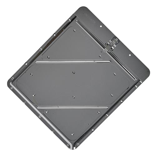 Stainless Steel Placard Holder with Back Plate