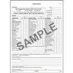 New York Motor Coach Drivers Vehicle Inspection Report, Large Book Format, Personalized