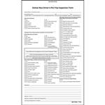 School Bus Drivers Pre-Trip Inspection Form, Carbonless