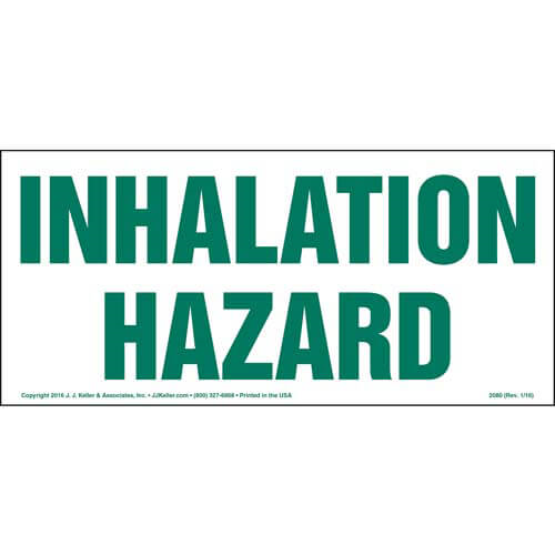 Inhalation Hazard Decal