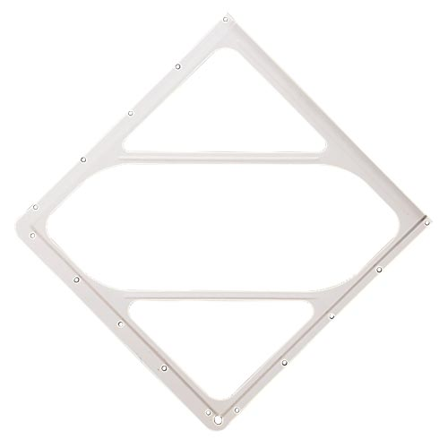 White Aluminum Placard Holder w/o Back Plate