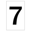 Individual 2" Number 7 - Seven