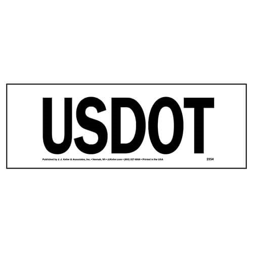 US DOT Decal