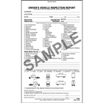 Detailed Drivers Vehicle Inspection Report, Tractor-Trailer, Snap-Out