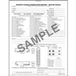 Motor Coach Vehicle Inspection Report, 2-Part, Carbonless