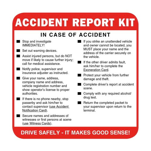 Accident Report Kit