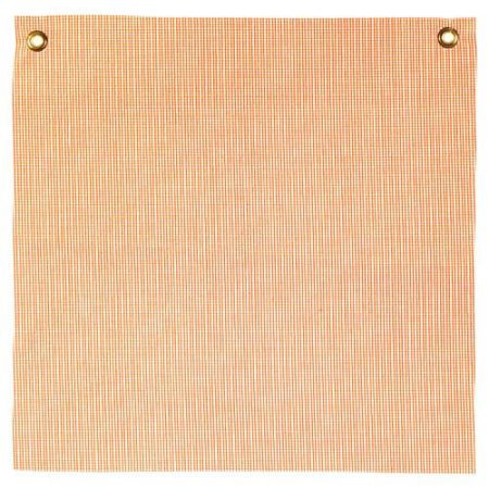 Warning Flag, Vinyl-Coated Polyester Mesh, Orange
